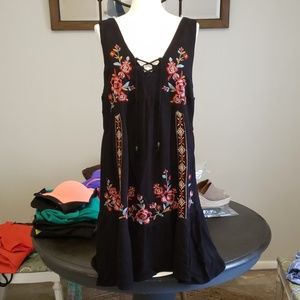 Black flowy dress